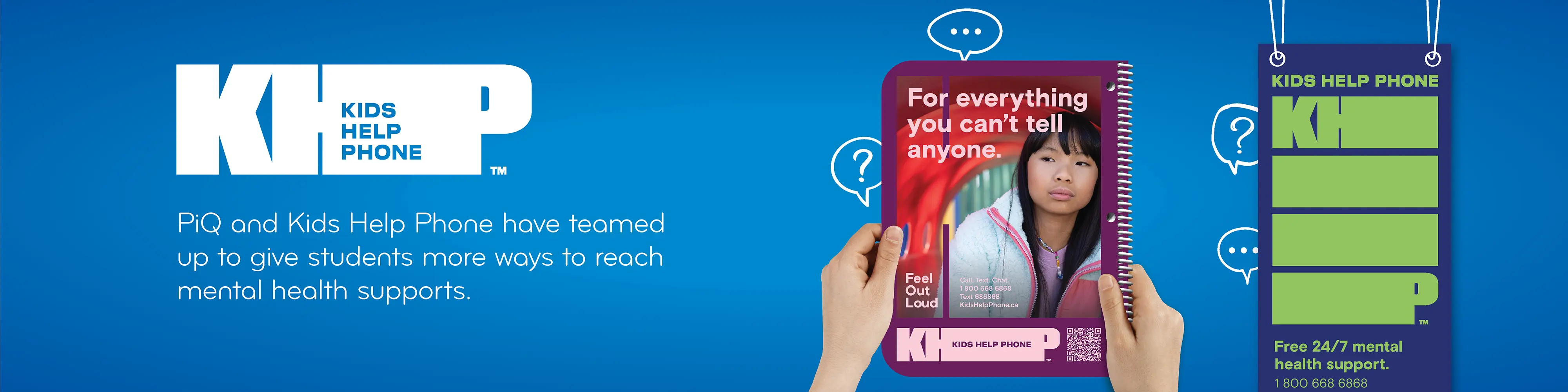 PiQ and Kids Help Phone have teamed up