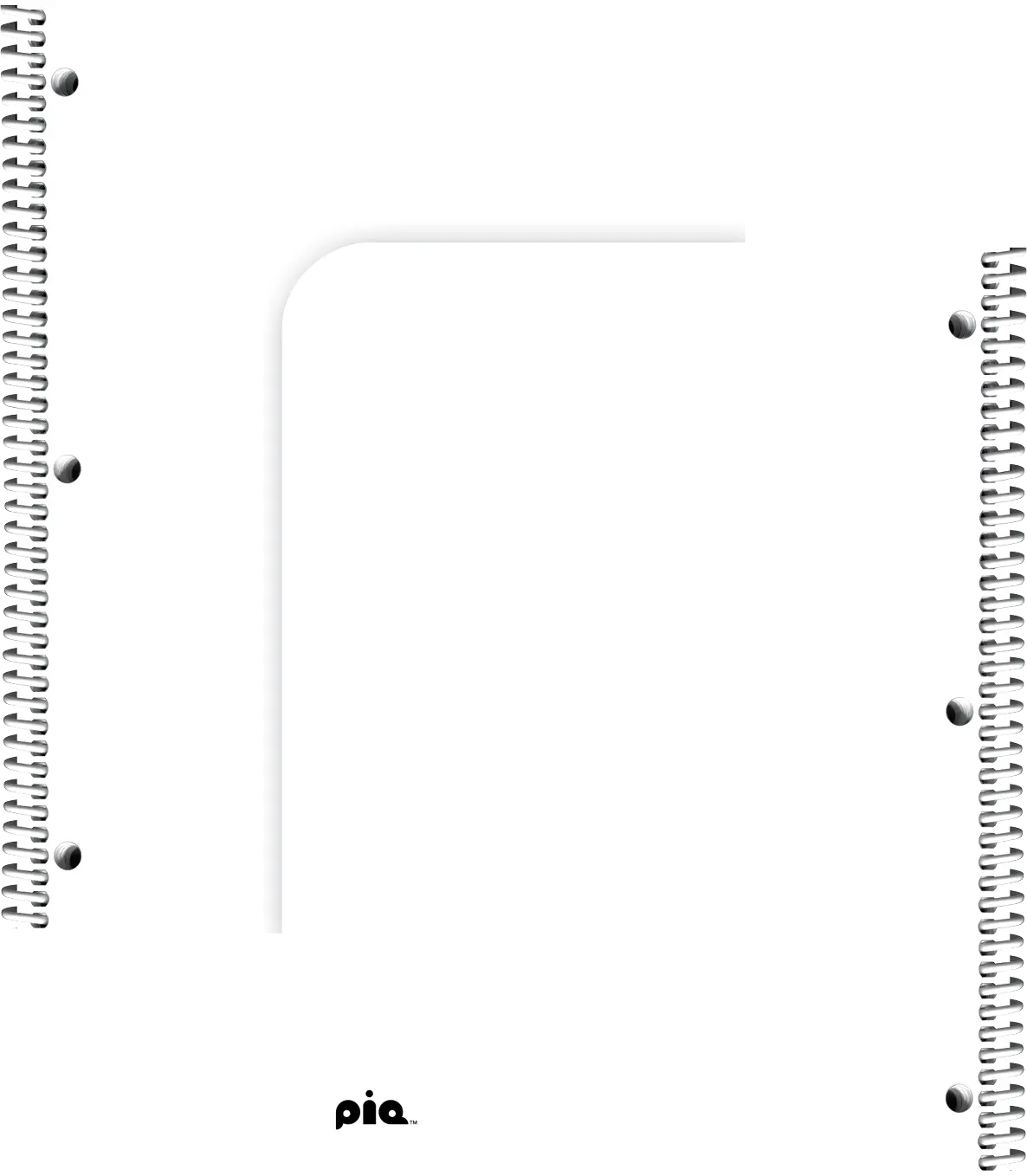 Standard school agenda back cover choice - Classic White
