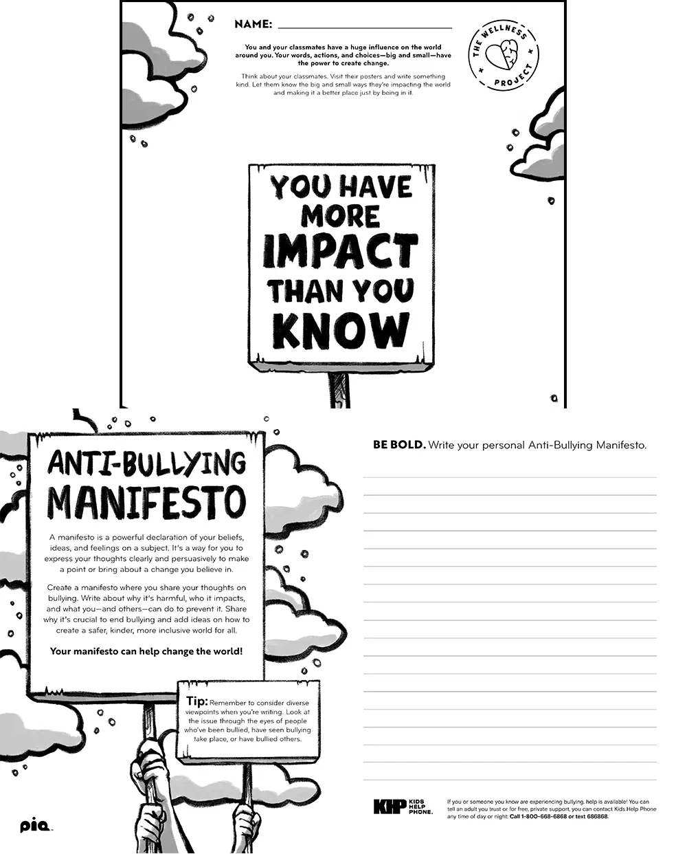 Pink Shirt Day Activity Poster