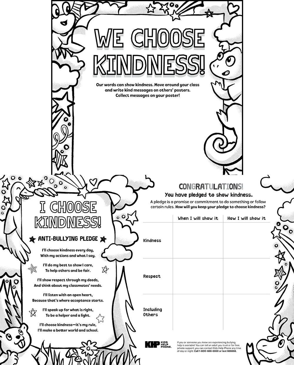 Pink Shirt Day Activity Poster